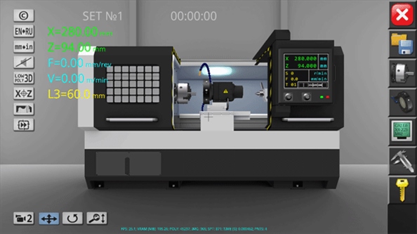 cnc数控车床模拟仿真软件手机版(CNC Simulator Free)图片1